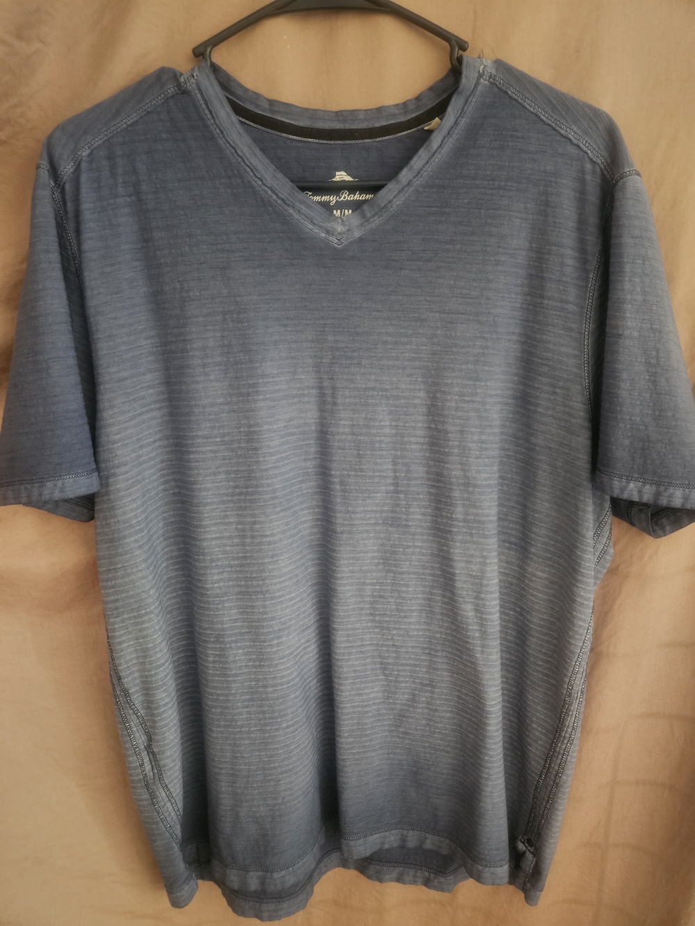 Tommy Bahama Dusty Blue V-Neck Short Sleeve Tee